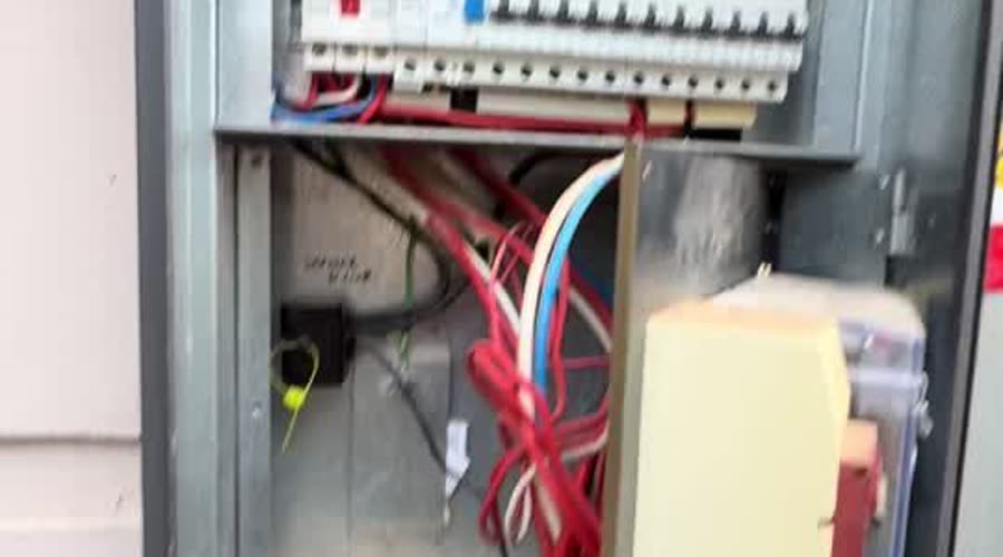 Faulty switchboard opened up on an emergency callout in Adelaide