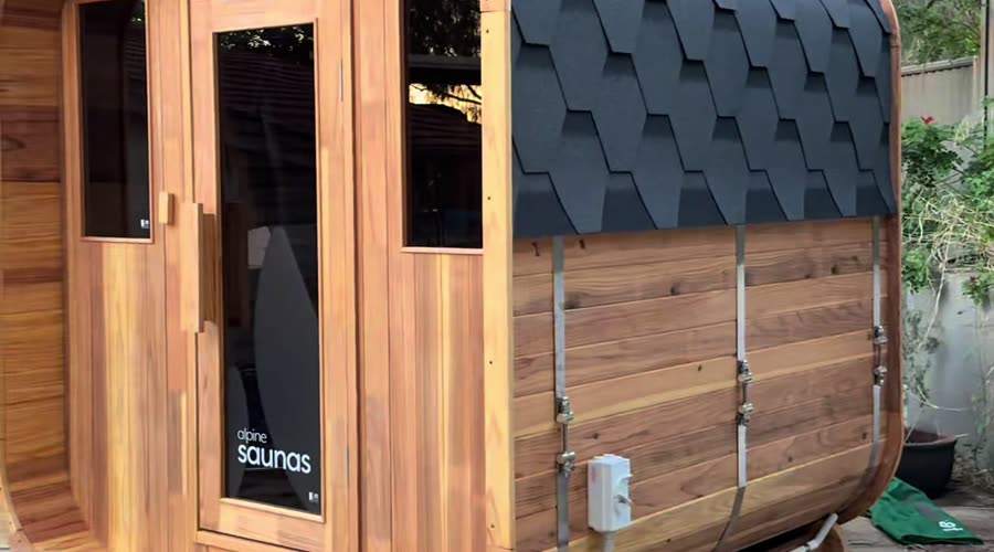 Outdoor sauna wired by Amped Up Electrical Adelaide