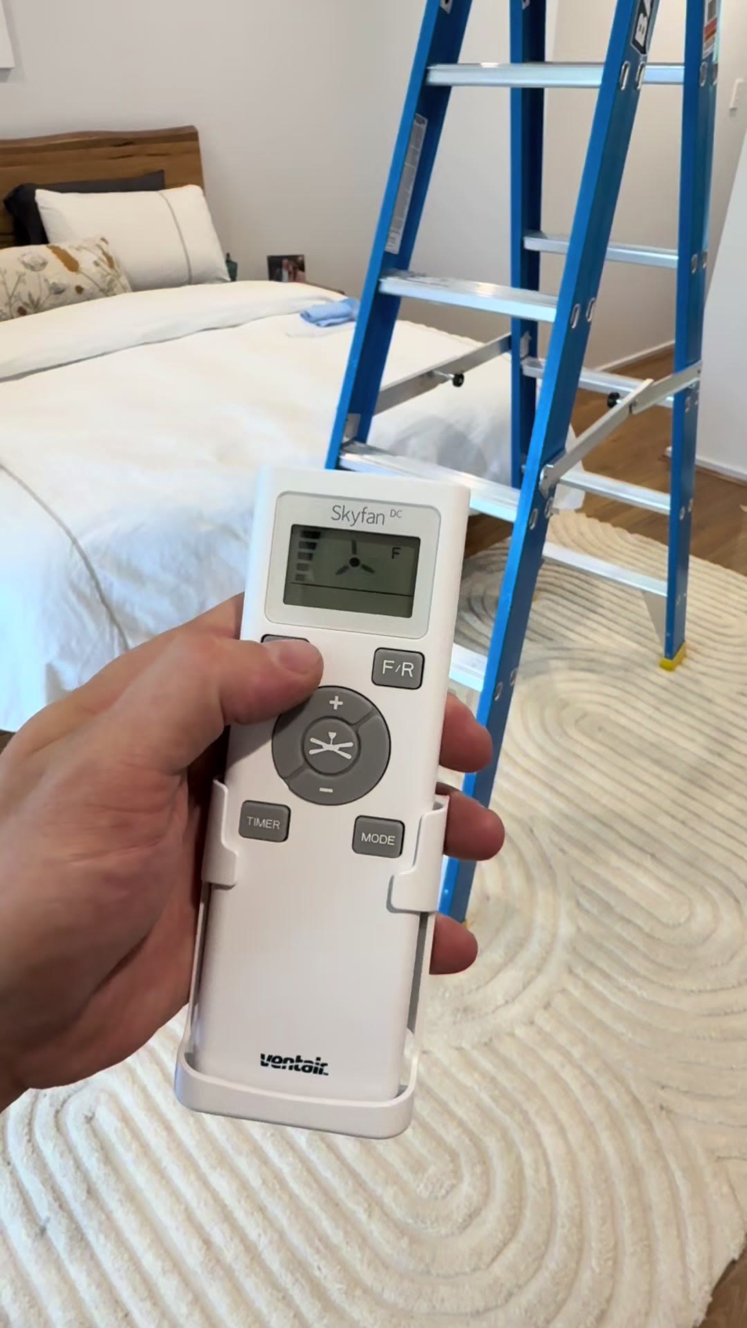 Fresh ceiling fan install