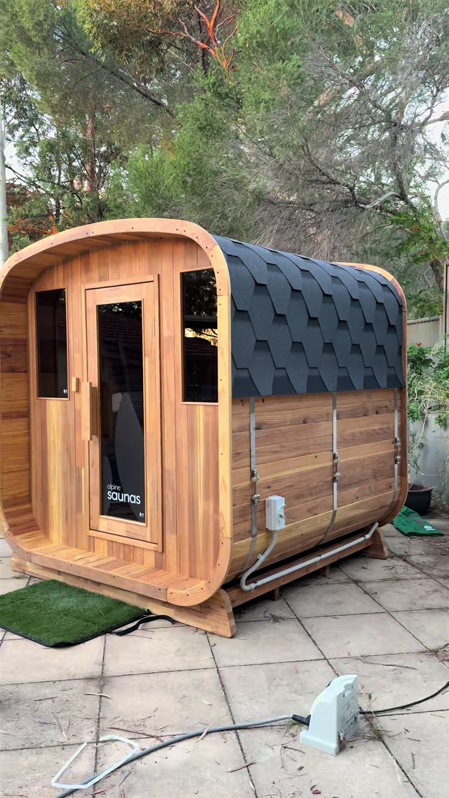 Full sauna install