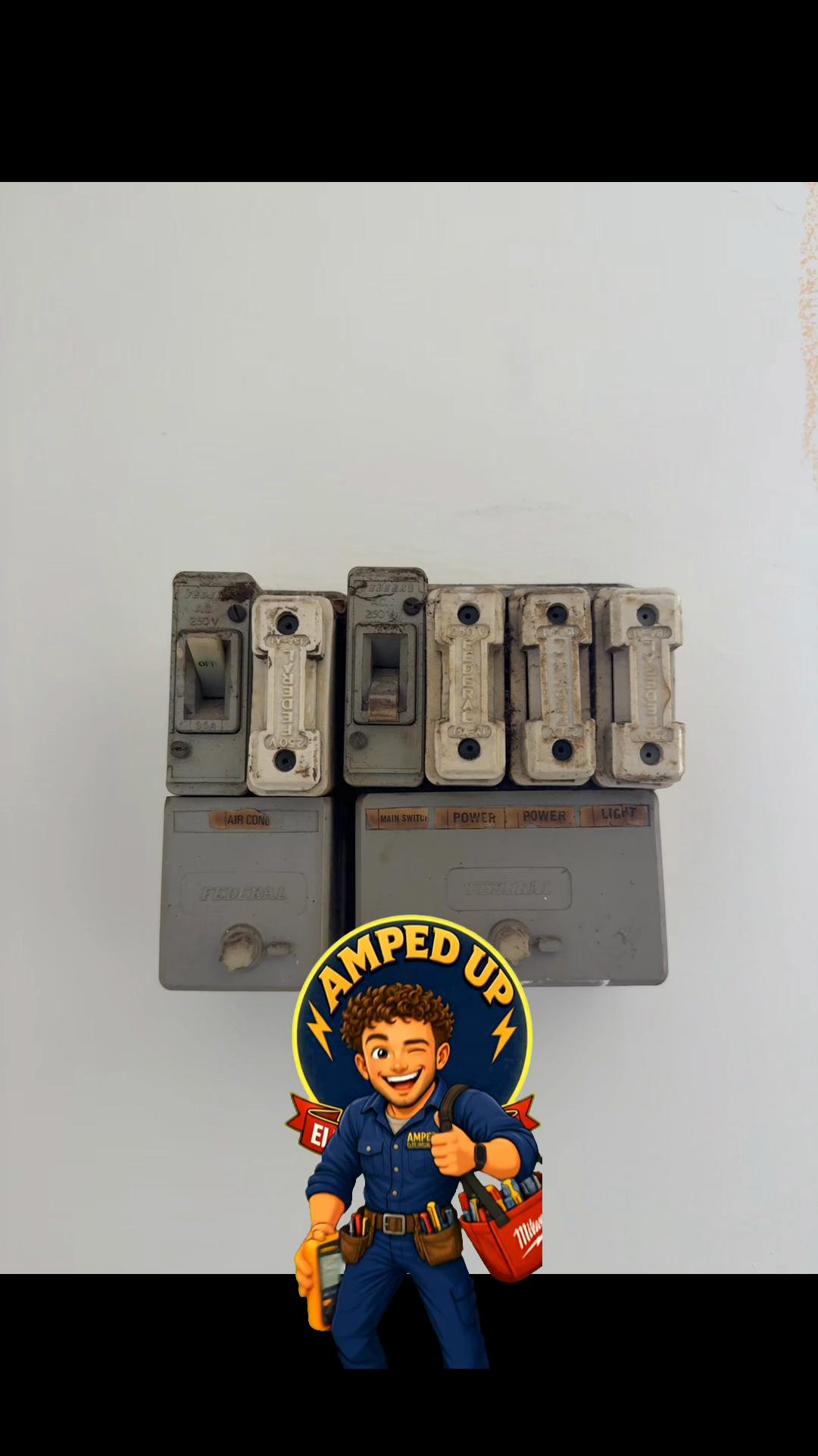 Ceramic fuses to a new Hager board