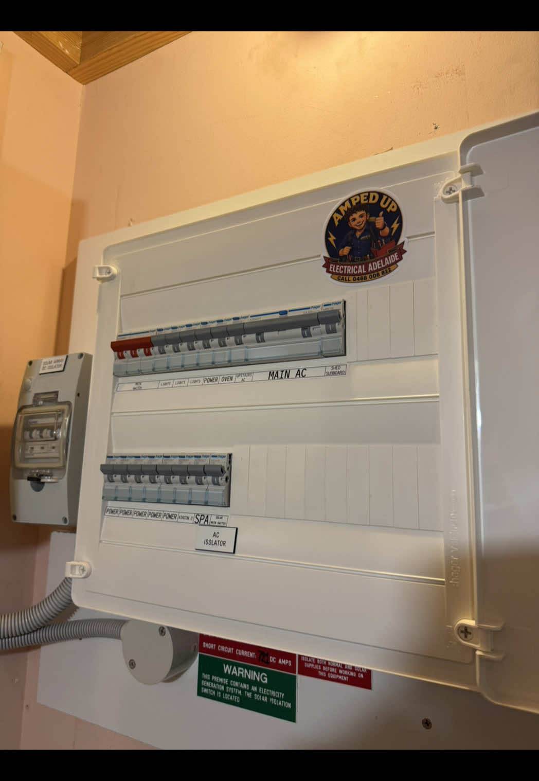 3-phase Hager switchboard upgrade