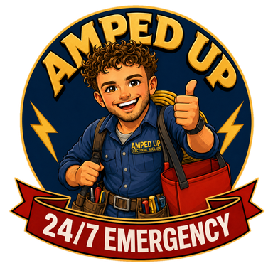 Amped Up Electrical Adelaide 24/7 Emergency badge
