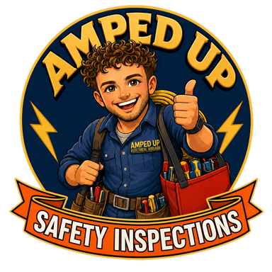 Amped Up Electrical Adelaide — Safety Inspections badge